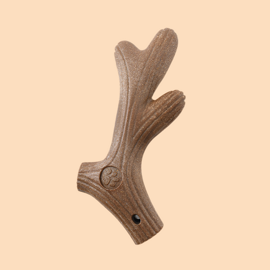 Wooden-Textured Chew Toy