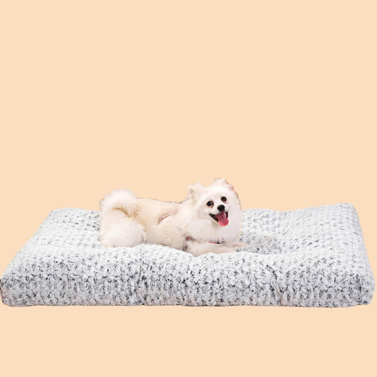 Swirl Rose Velvet Pet Mattress